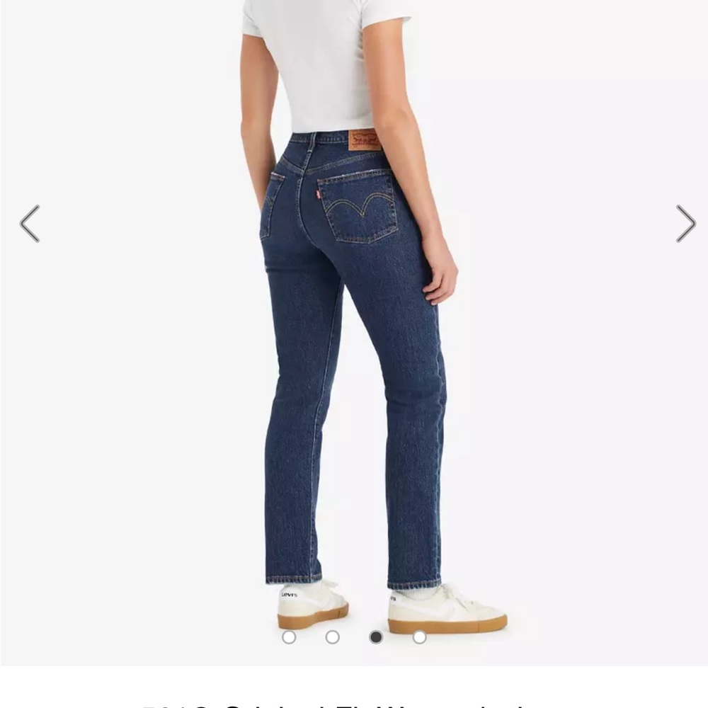 Levi's 501 Straight Leg Jeans in Dark Indigo